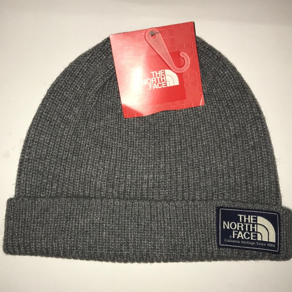 THE NORTH FACE UNISEX WINTER BEANIE HAT GRAY COLOR